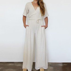 Esby Apparel Duffy Jumpsuit Natural